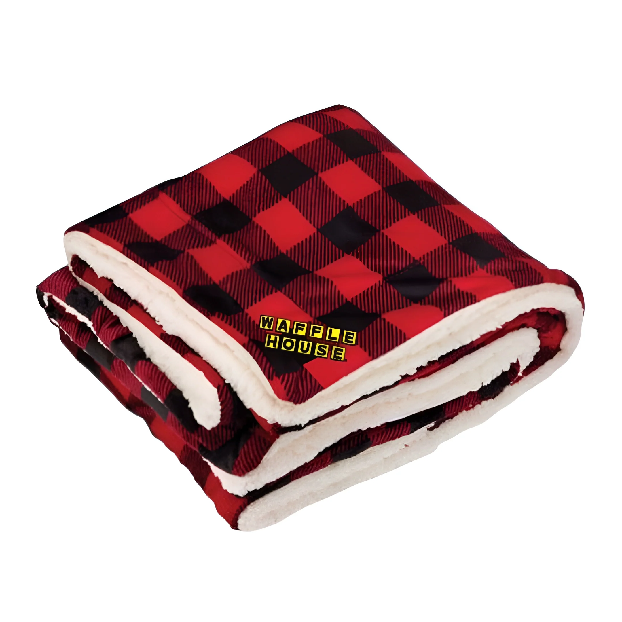 Waffle House Sherpa Blanket - Flannel