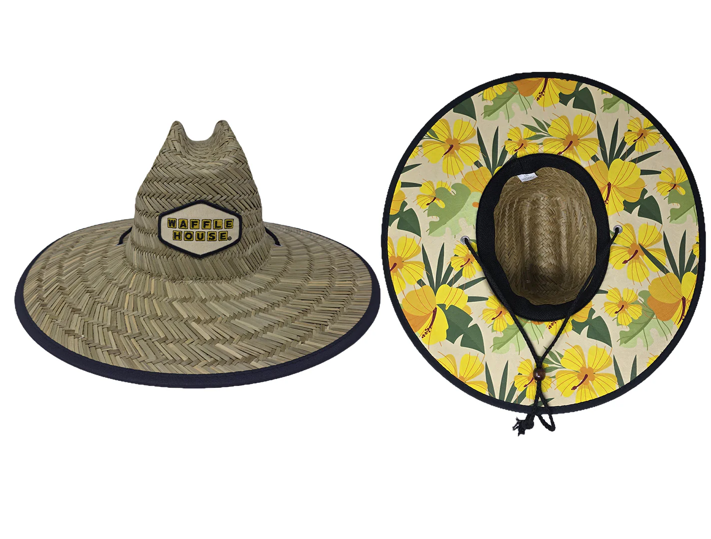 Waffle House Adult Straw Hat - Image 2