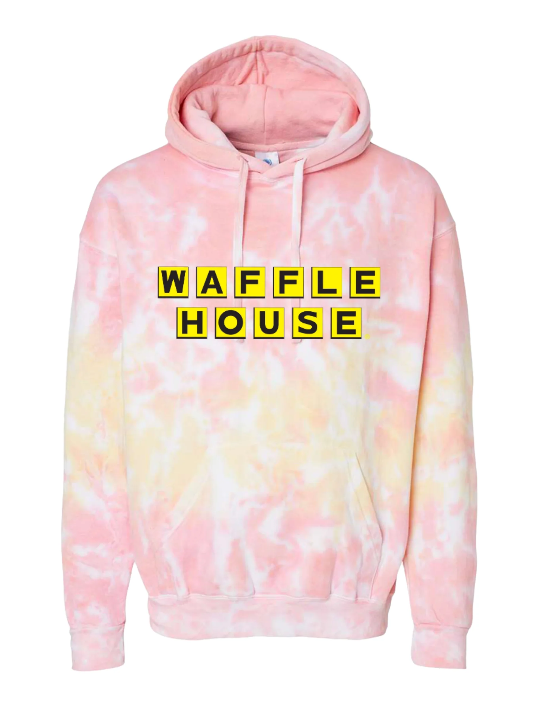 Waffle House Adult Tie Dye Hoodie