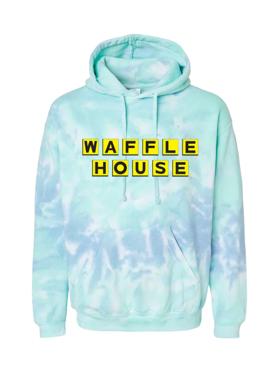 Waffle House Adult Tie Dye Hoodie - Image 2