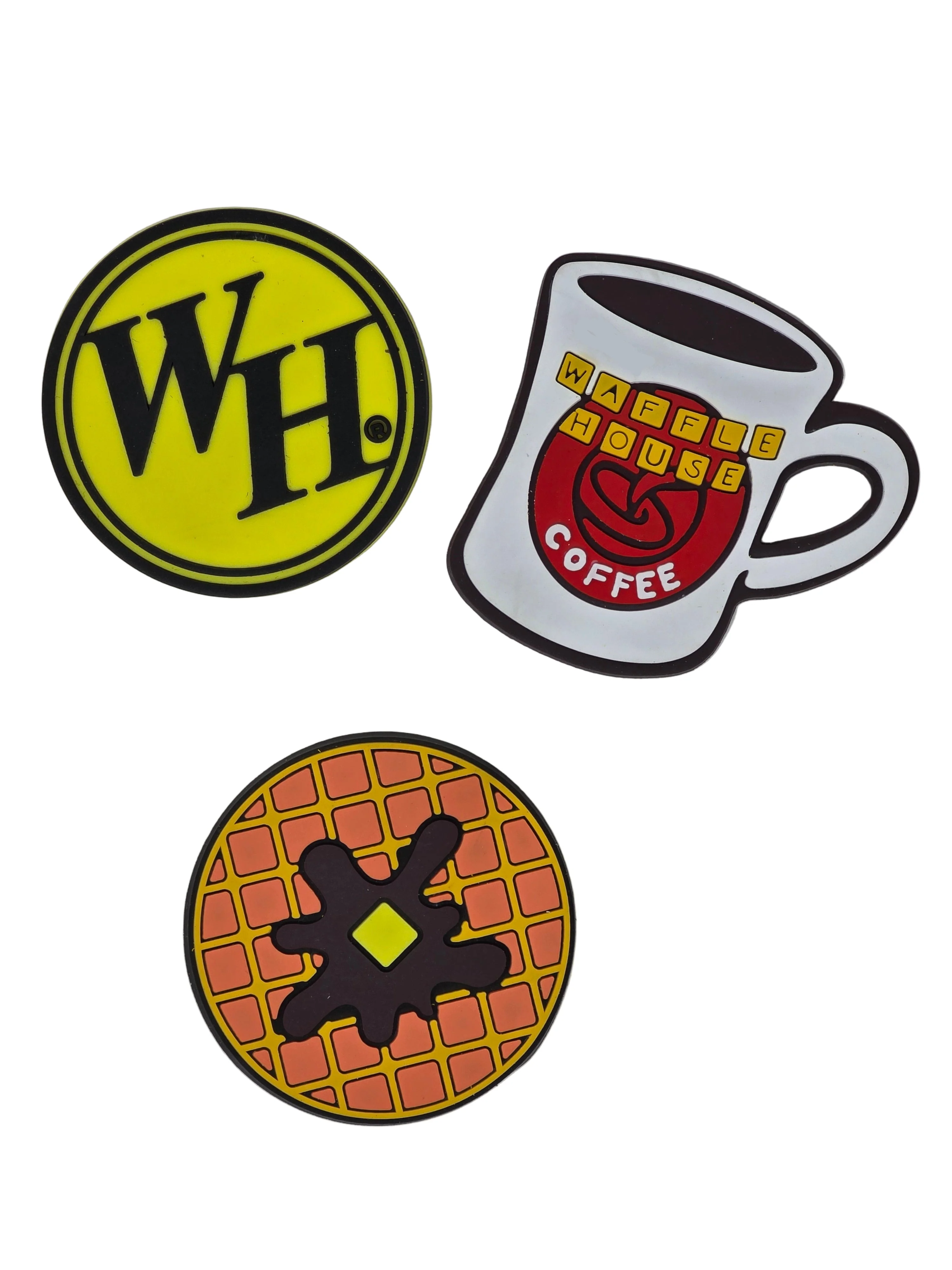 Waffle House Rubberized Bag Charms